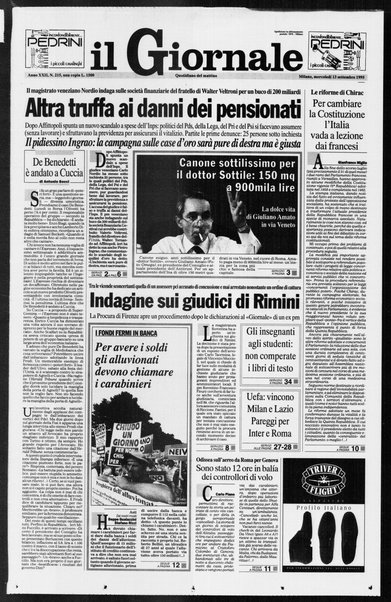 Il giornale : quotidiano del mattino